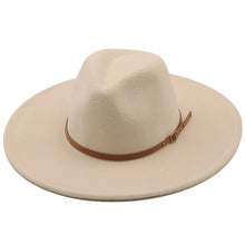 Sterling Chapman™ Wide Brim Felt Fedora With Belt Strap