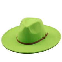 Sterling Chapman™ Wide Brim Felt Fedora With Belt Strap