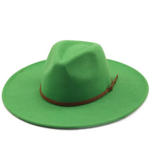 Sterling Chapman™ Wide Brim Felt Fedora With Belt Strap