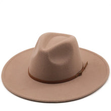Sterling Chapman™ Wide Brim Felt Fedora With Belt Strap