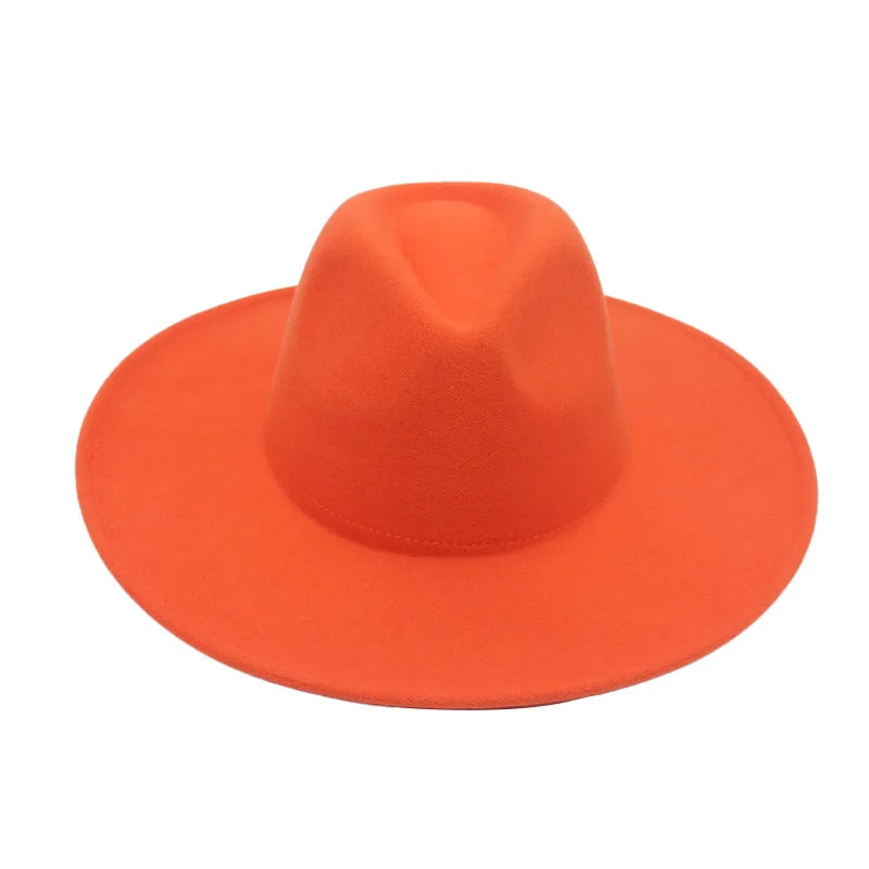 Sterling Chapman™ Wide Brim Felt Fedora With Belt Strap