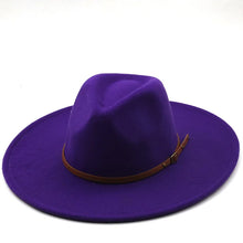 Sterling Chapman™ Wide Brim Felt Fedora With Belt Strap