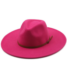 Sterling Chapman™ Wide Brim Felt Fedora With Belt Strap