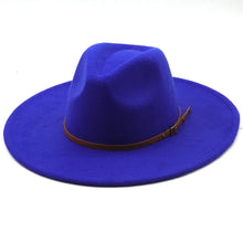 Sterling Chapman™ Wide Brim Felt Fedora With Belt Strap