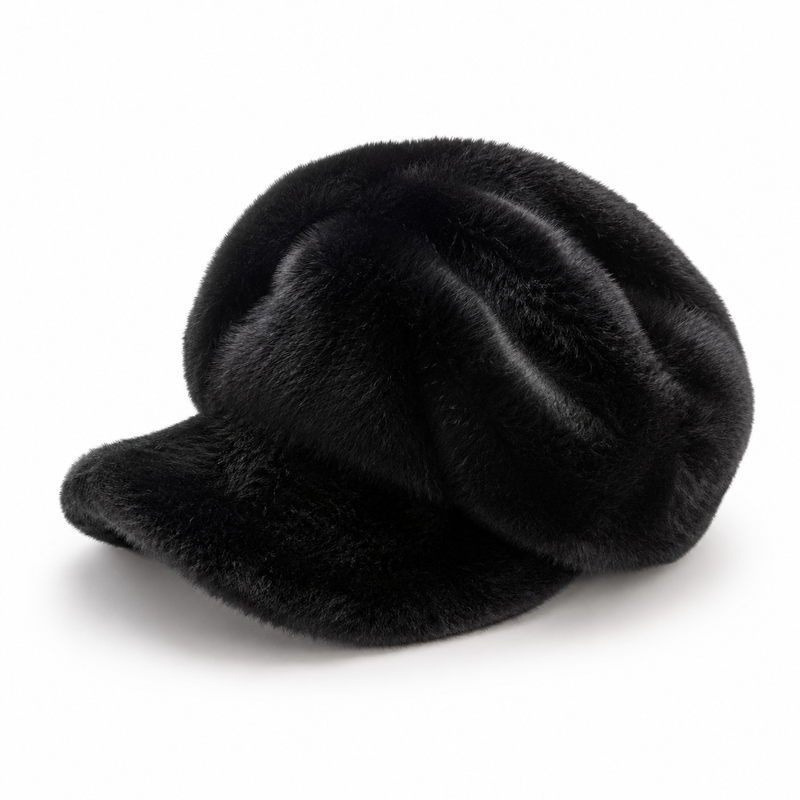 Sterling™ Lumi Octave Winter Beret Plush Wool Octagonal Crown