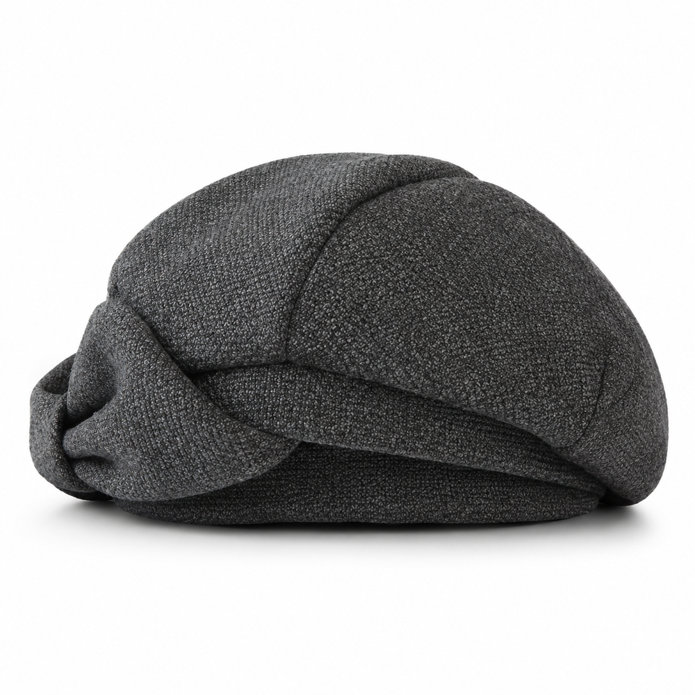 Sterling Autumn Bow Beret Everyday Cotton Octagonal Hat™ With Bow Detail
