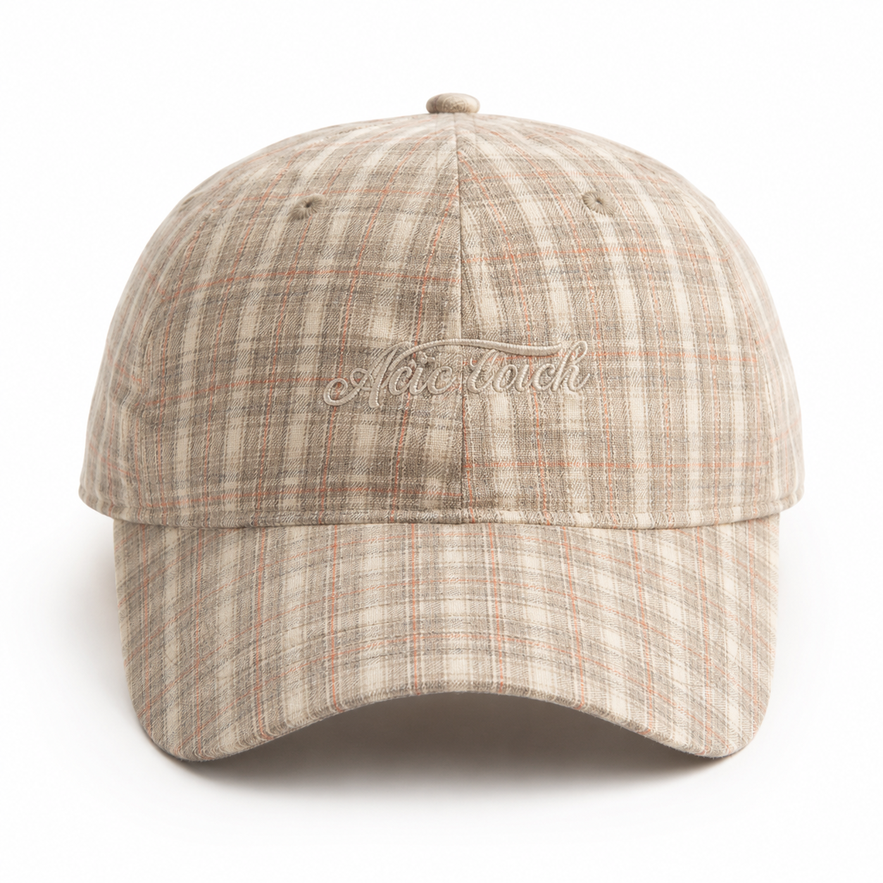 Sterling Adjustable Baseball Cap™ In Plaid With Embroidered Detail