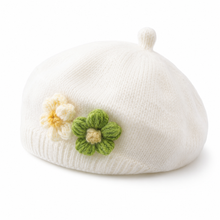 Sterling Petalyn Toddler Beret™ Polyester Knit Flower Accent