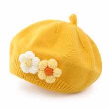 Sterling Petalyn Toddler Beret™ Polyester Knit Flower Accent