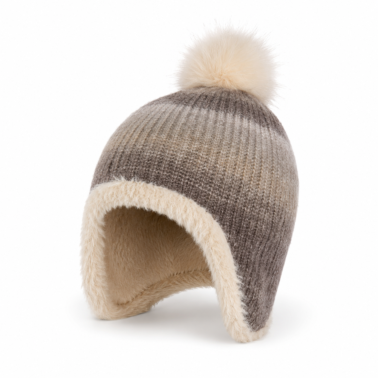 Sterling Liora Kids Earflap Beanie™ with Fleece Lining