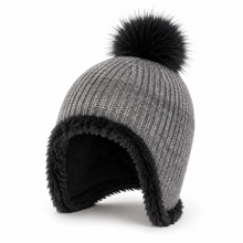 Sterling Liora Kids Earflap Beanie™ with Fleece Lining