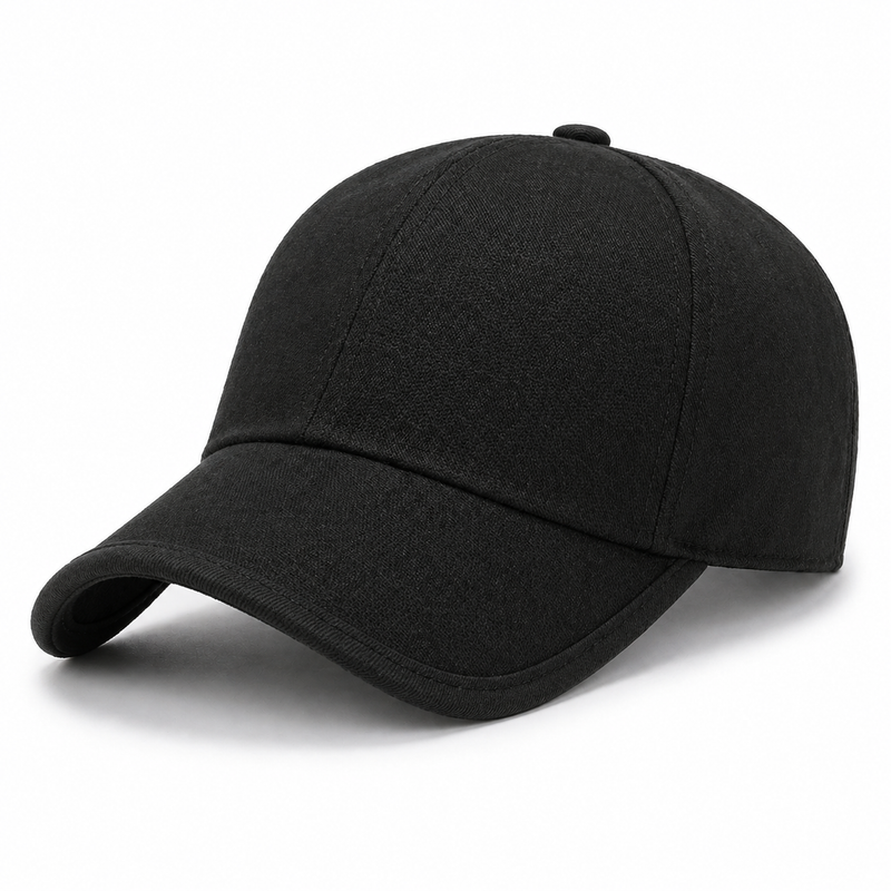 Sterling Noir Grid™ Signature Cap Curved Fabric Pattern Weave