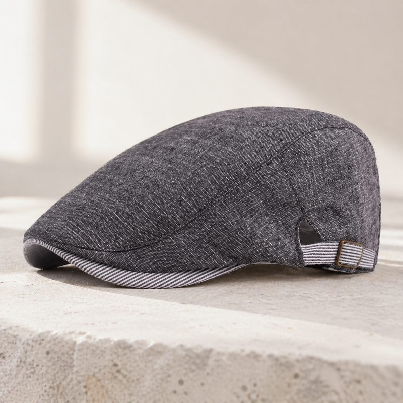 Sterling Classic NZ™ Cheesecutter Cap Flat Cotton Hemp Short Brim