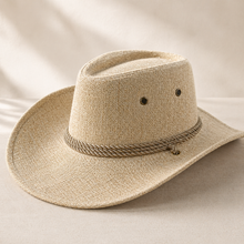 Sterling Linen Solid™ Color Cool Fedoras Hat Soft Brim Linen Band
