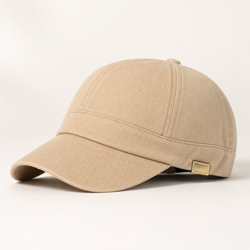 Sterling Vintage Short™ Brim Cotton Dad Cap Soft Curved Brim