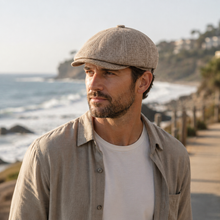 Sterling Linen Style™ Cheesecutter Flat Acrylic Short Brim Cap