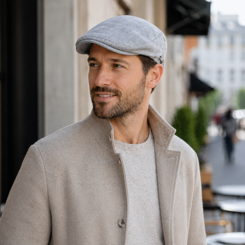 Sterling Lightweight Cotton™ Cheesecutter Flat Cap Adjustable Fit