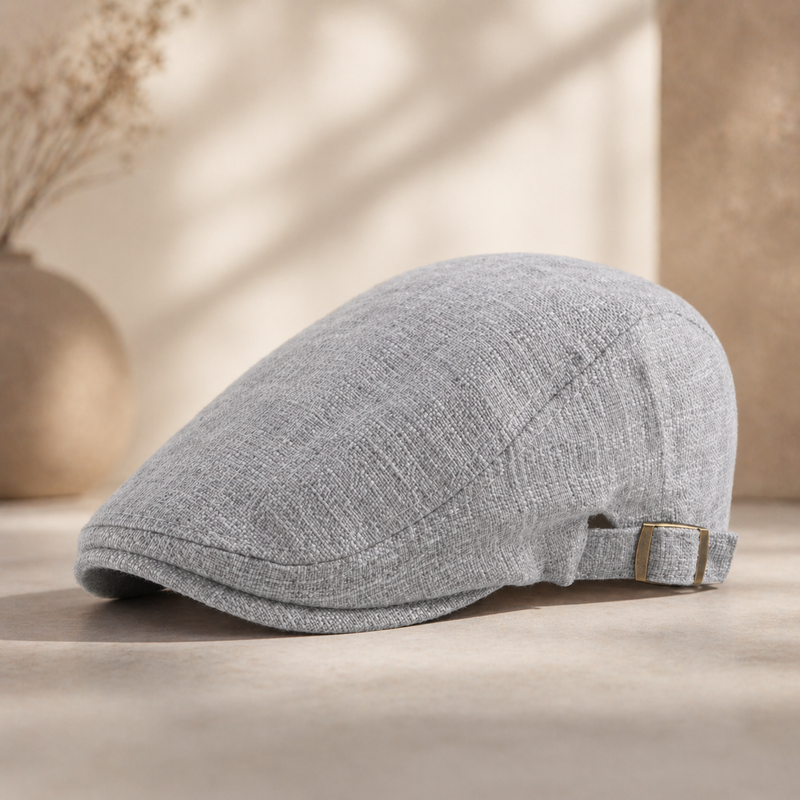 Sterling Lightweight Cotton™ Cheesecutter Flat Cap Adjustable Fit