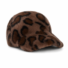 Leopard Print Faux Mink Cap™ Warm Adjustable Duckbill Hat