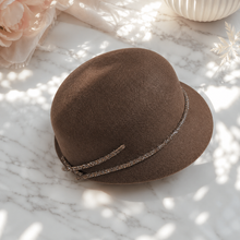 Sterling Premium Australian Wool Felt Derby Hat™ Rhinestone Trim
