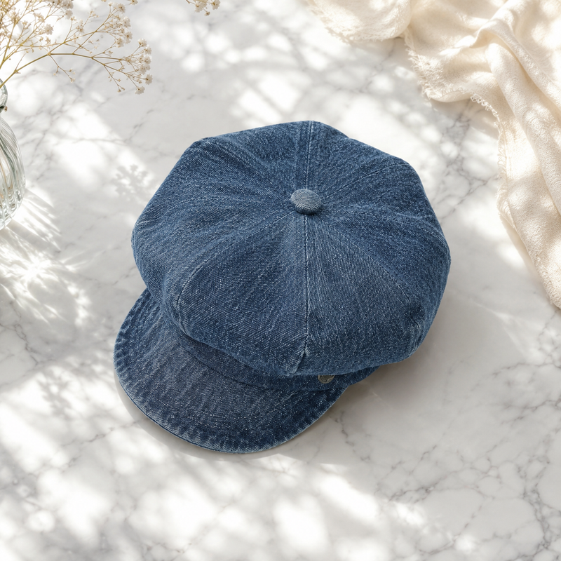 Sterling Cloud Beret Newsboy Cap™ Octagonal Crown Large Fit
