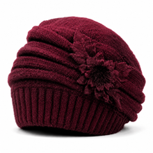 Sterling Serena Winter Beret™ Rabbit Hair Wool Plush Ear Coverage