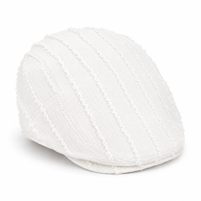 Sterling Fabric Beret Cap™ Painter Style Textured Short Brim
