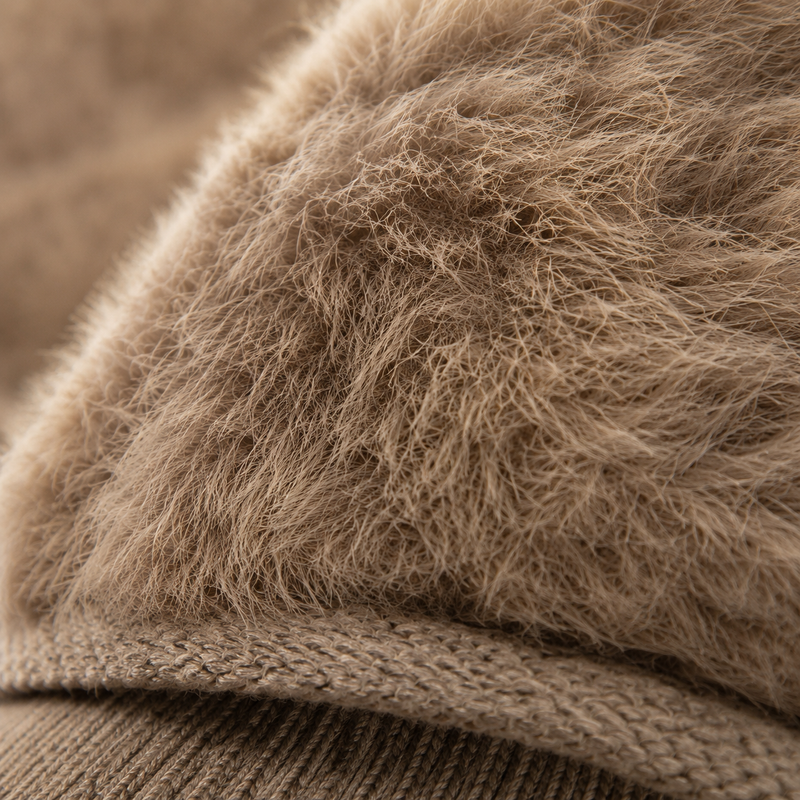 Sterling™ Fleece Lined Beret Warm Ear Cover Travel Hat With Soft Brim