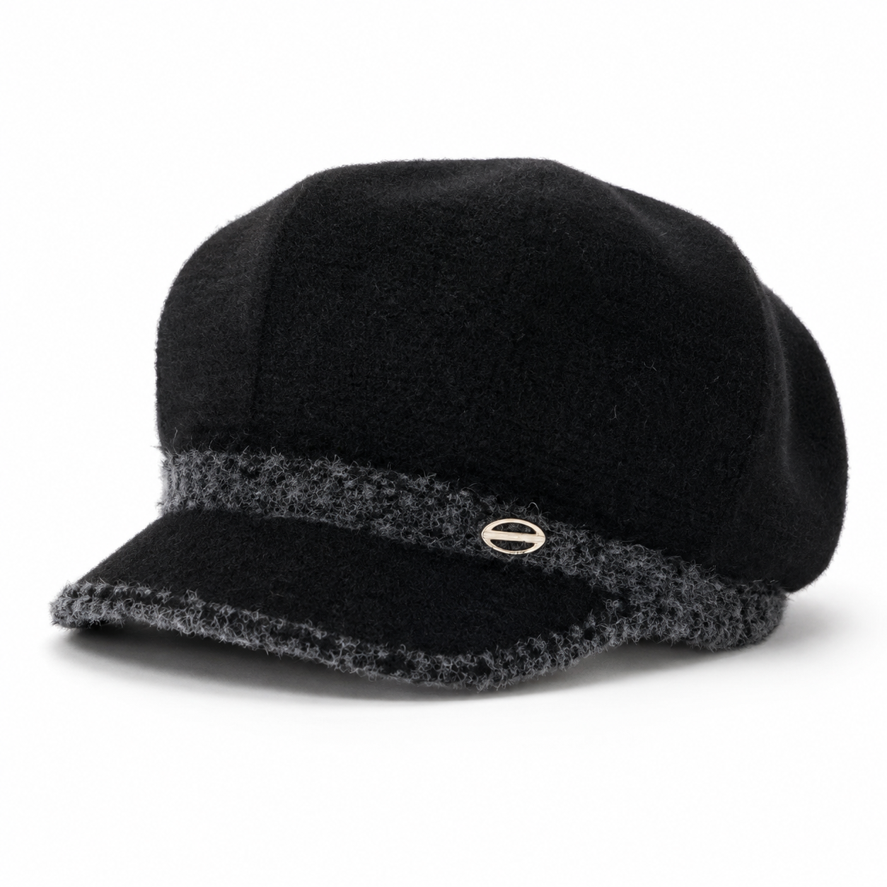 Sterling  Faux Fur Beret Winter Newsboy Cap™ Soft Brim