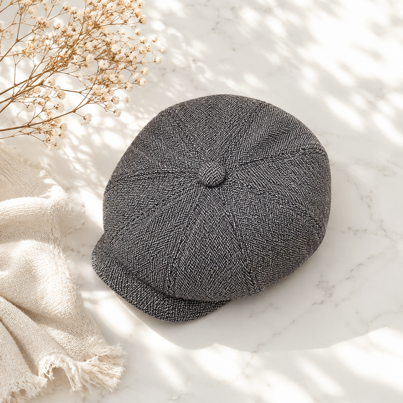 Sterling™ Kids Newsboy Cap in Textured Herringbone