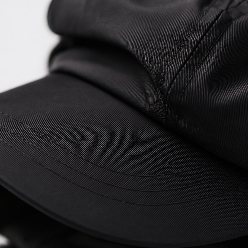 Sterling Linen Newsboy Beret™ with Oversized Painter Crown