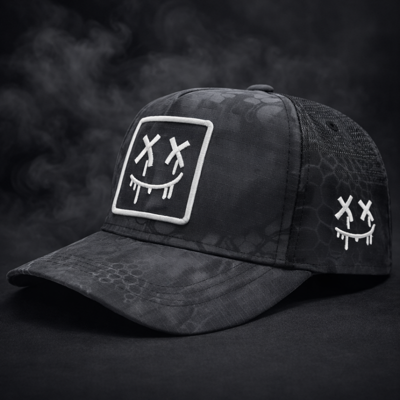 Sterling XX Camo Stitchface™ Hat Cotton Camo Patch Detail