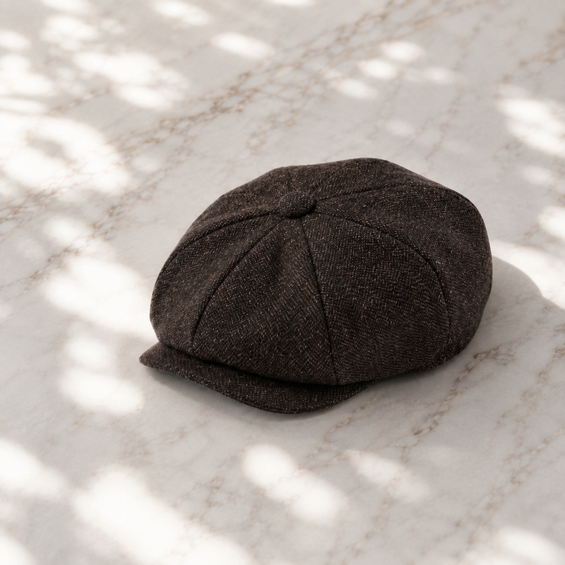 Sterling Wool Blend Newsboy Cap™ With Eight Panel Crown