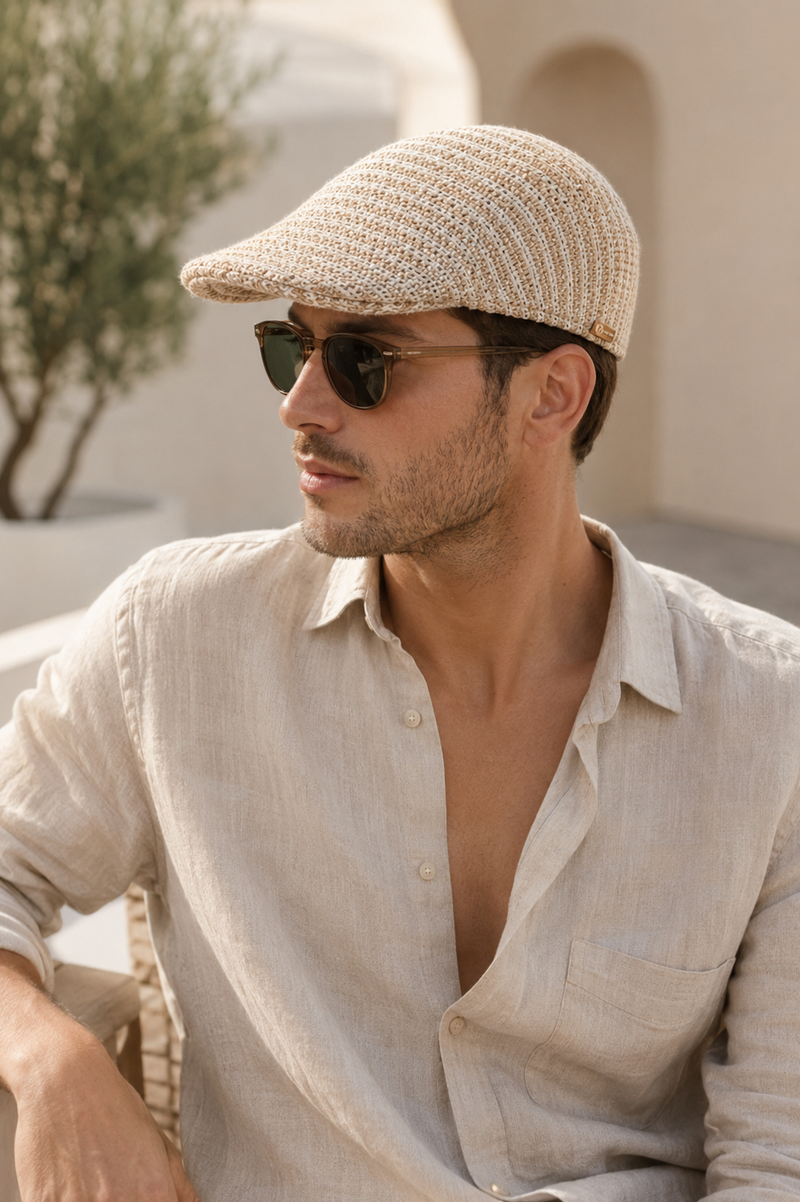 Sterling Maris Woven Straw Baseball Cap™  With Curved Visor