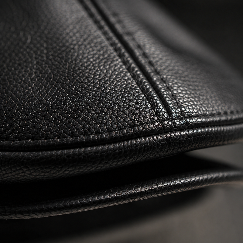 Sterling Rivington PU Leather Flat Cap™ Extended Fit
