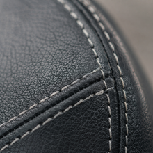 Sterling Aldren Leather Flat Cap™ With Hand Stitched Crown