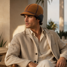 Sterling Winter Bomber Hat™ Warm Sheep Leather Cap With Faux Fur Ear Flaps