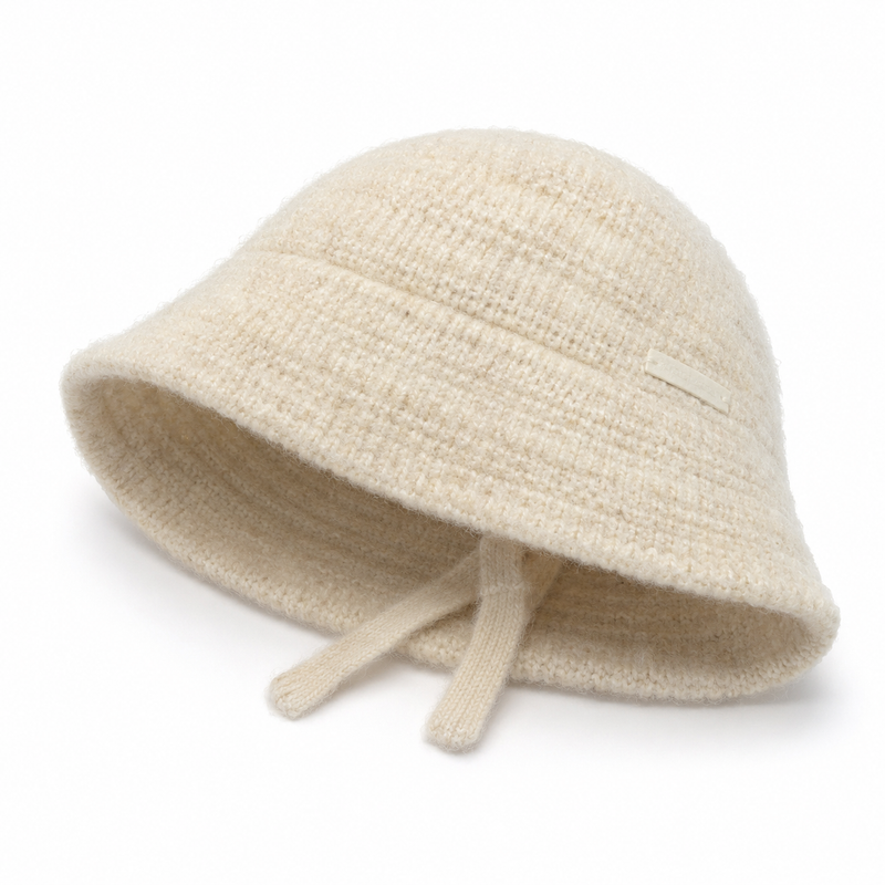 Sterling Maillard Brown Knit Bucket Hat™ With Soft Downturned Brim