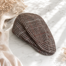 Sterling Casual Plaid Newsboy Cap™ Polyester Tweed Adjustable Fit