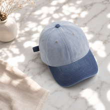 Sterling Riverton Baseball Cap™ Three Panel Cotton Color Block Letter Detail
