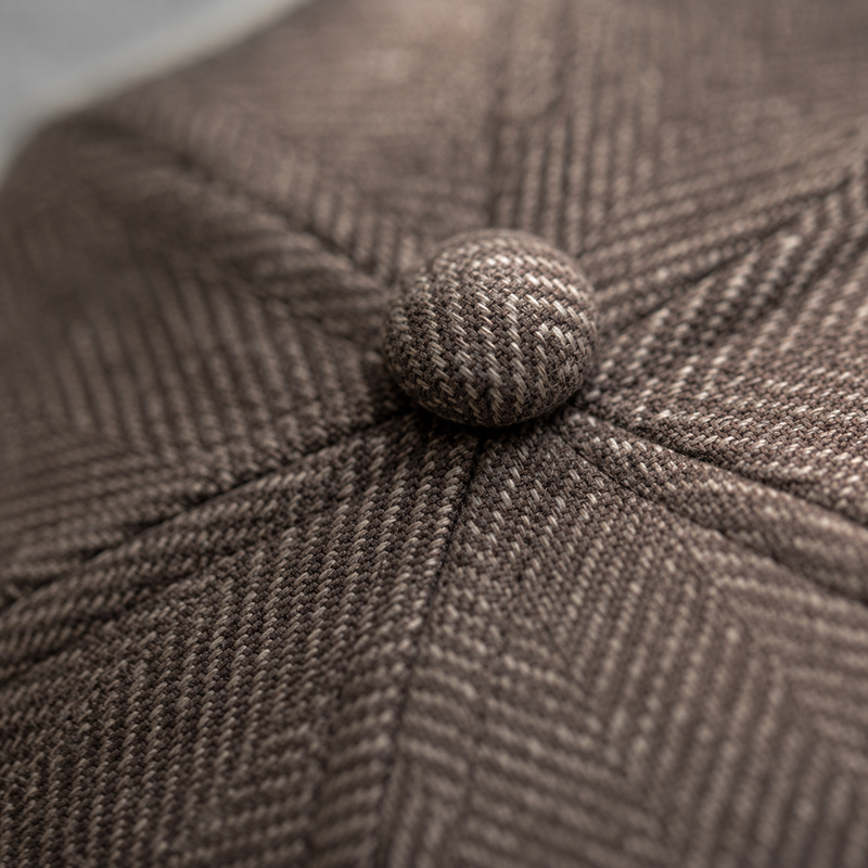 Sterling Herringbone Wool Cap™ Structured Crown Short Peak