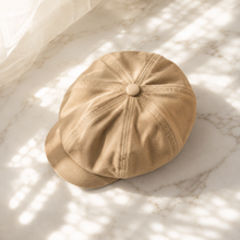 Sterling VL003 Cotton Newsboy Cap™   With Eight Panel Button Crown