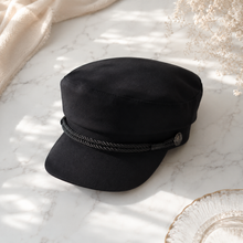 Sterling Double-Layered Rope Anchor Hook Polyester Newsboy Cap™