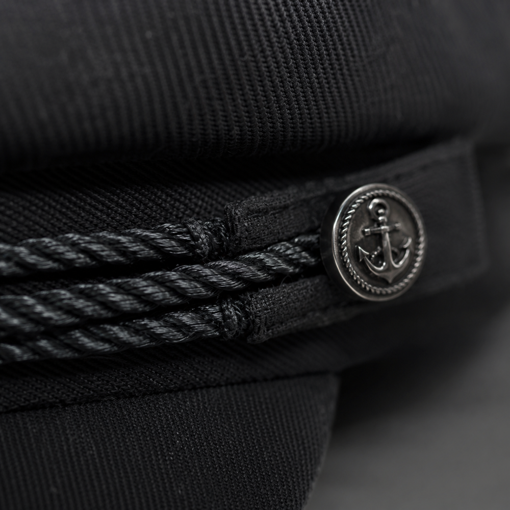 Sterling Double-Layered Rope Anchor Hook Polyester Newsboy Cap™