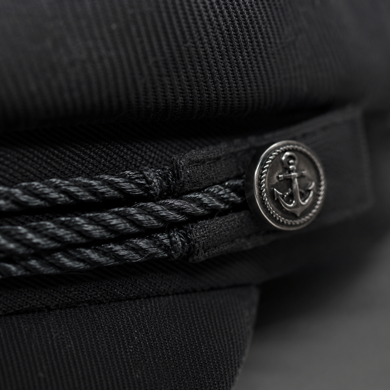 Sterling Double-Layered Rope Anchor Hook Polyester Newsboy Cap™