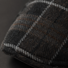 Sterling Winter Wool Color Grid Flat Cap™ Wool Blend Plaid Finish