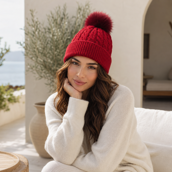 Sterling Norelle Warm Plush Knit Cap™  With Brimless Stretch Fit