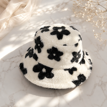 Sterling Plush Fisherman's Hat™  Warm Bucket Hat With Flower Accent