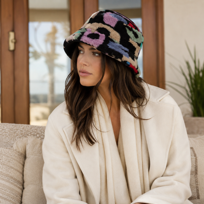 Sterling Outdoor Bucket Hat™  Plush Lamb Wool Style Soft Brim Cap
