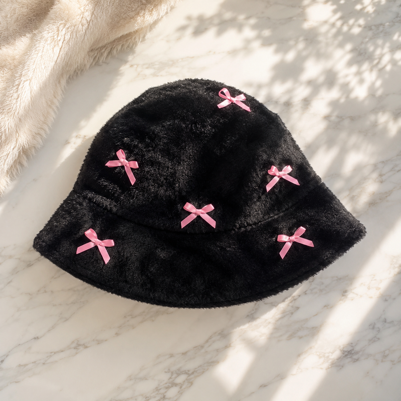 Sterling Seren Plush Bucket Hat™ With Side Bow